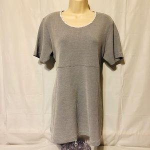 Take Nine Maternity Short Sleeve Shirt L